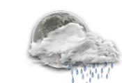 Nebulosidade moderada com possíveis pancadas com chuvas
