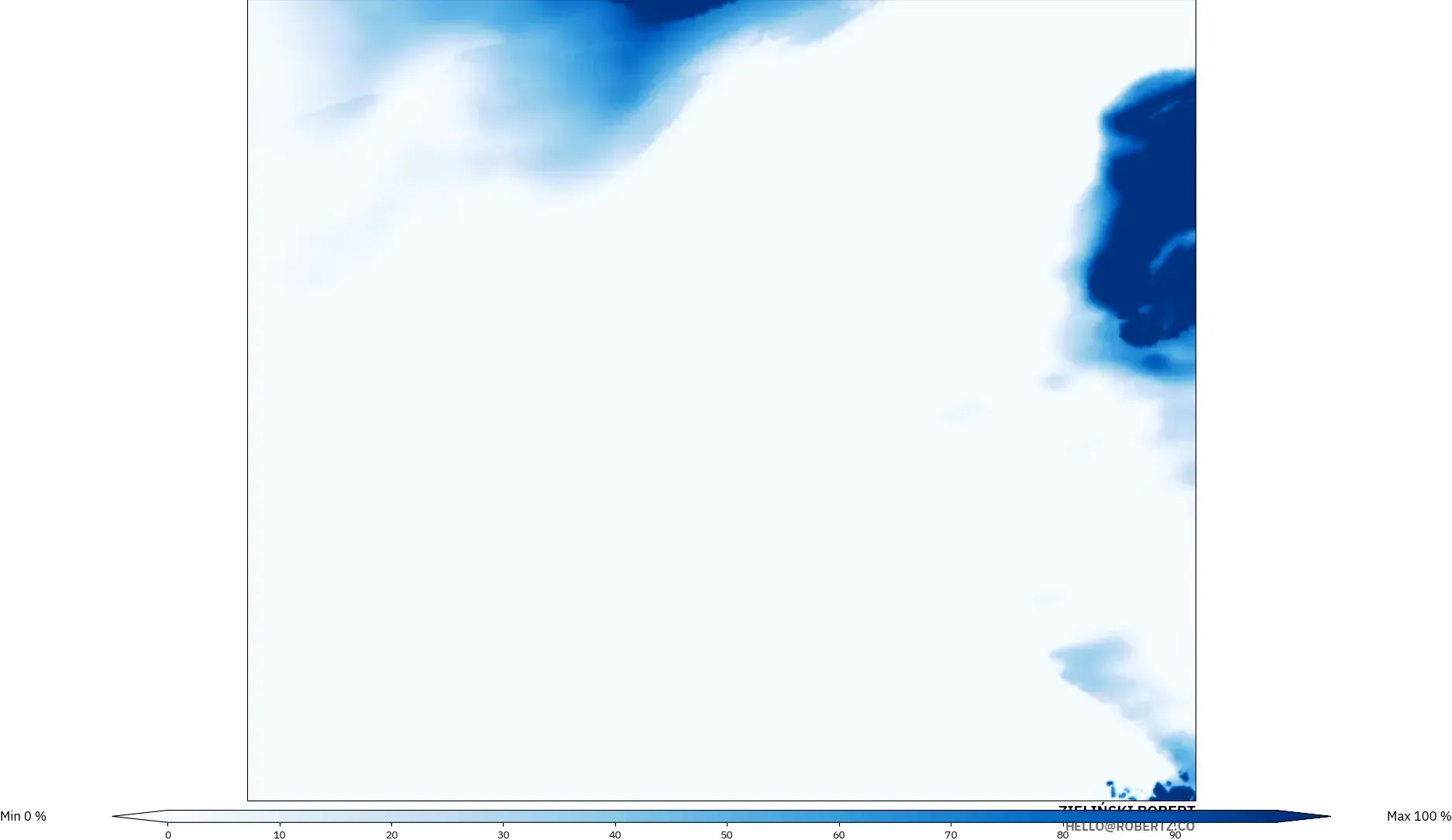 ICON Polônia 2 km modelo - Polônia, Low Cloud Cover