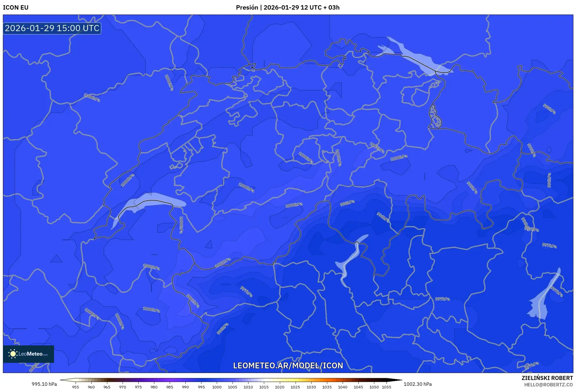 ICON model - Suíça, Pressão