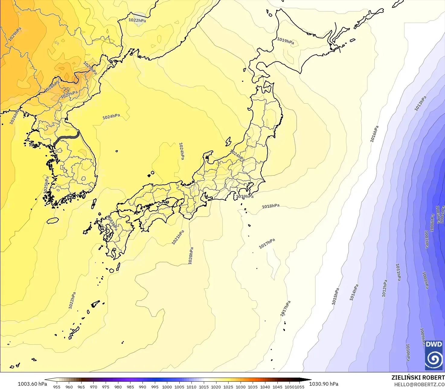 ICON modelo - Japão, Pressão