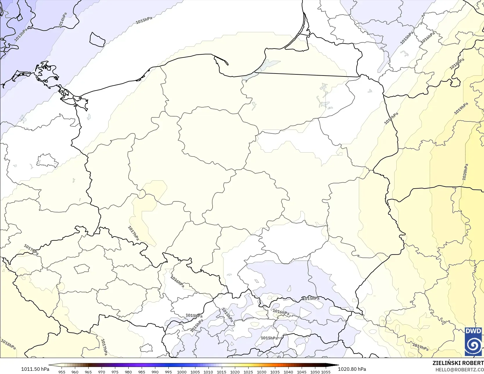 ICON modelo - Polônia, Pressão