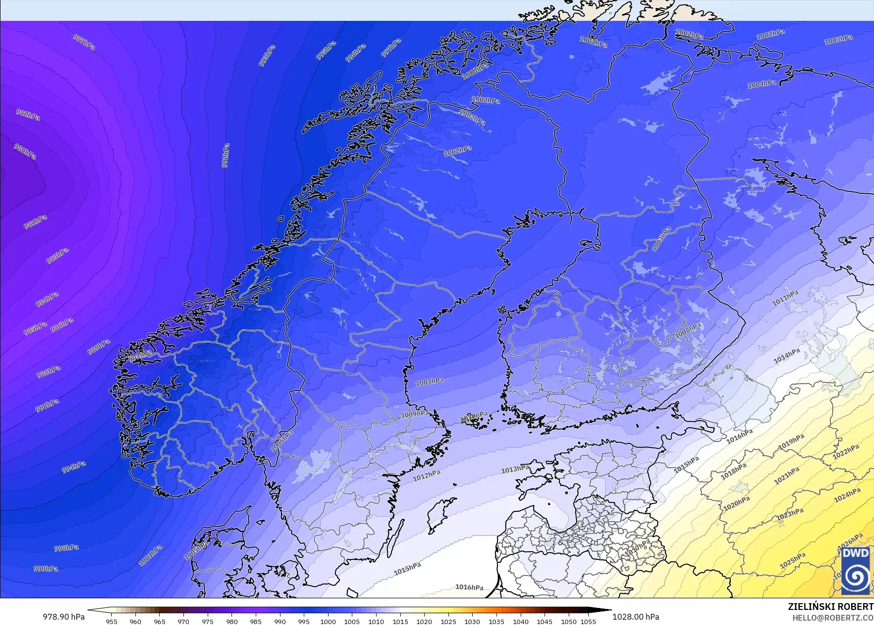 ICON modelo - Escandinávia, Pressão