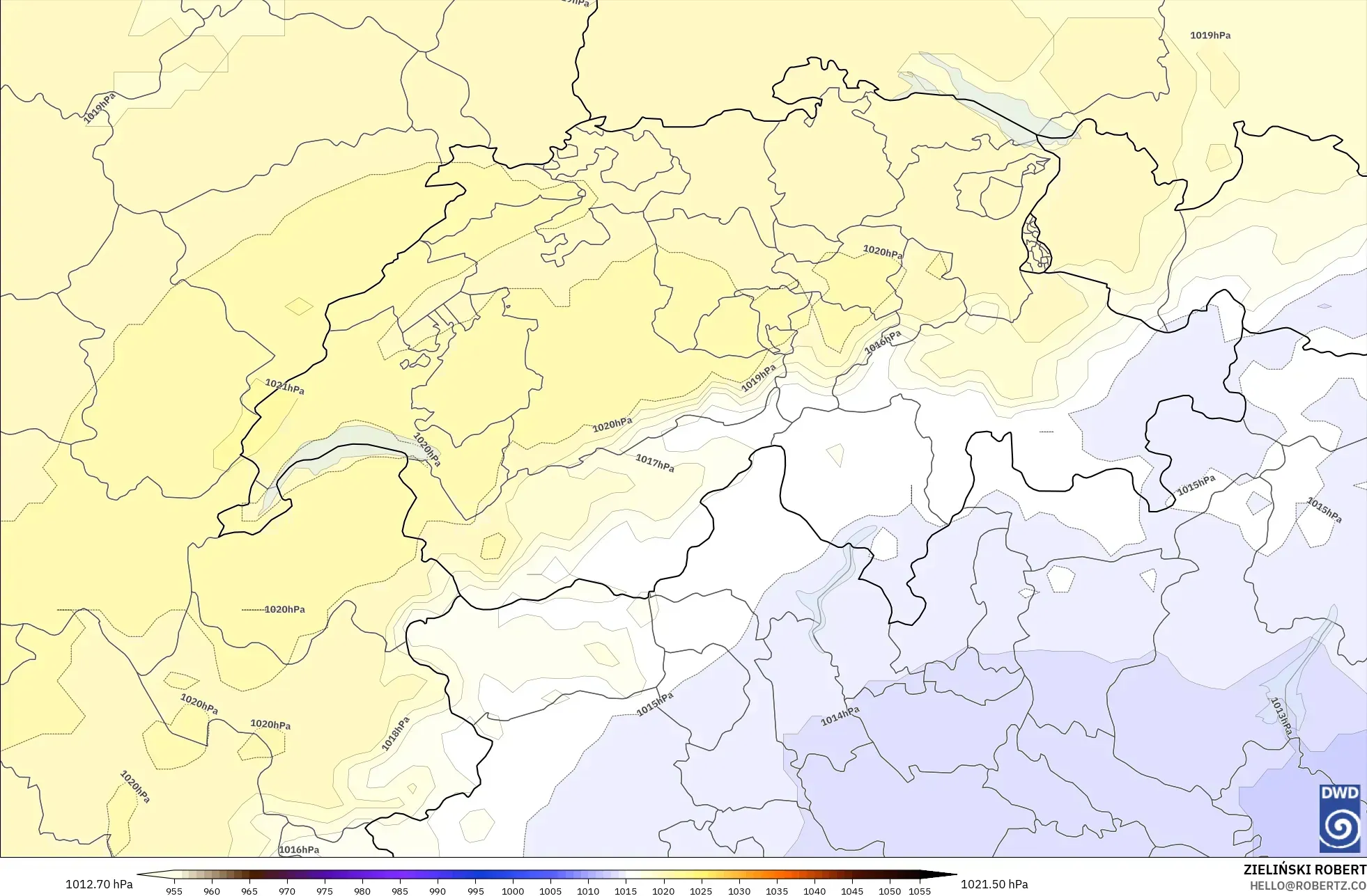 ICON modelo - Suíça, Pressão
