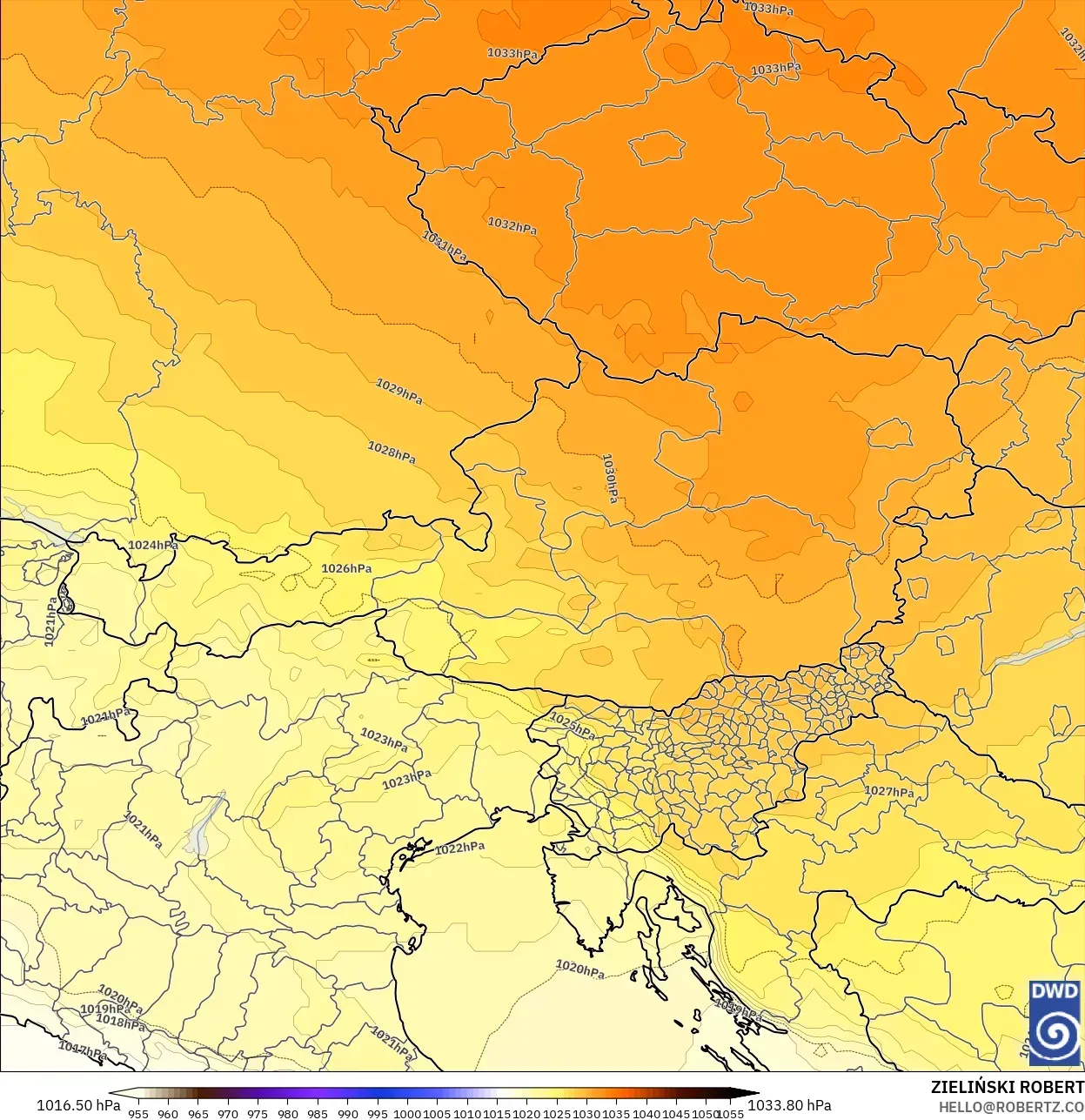 ICON modelo - Áustria, Pressão