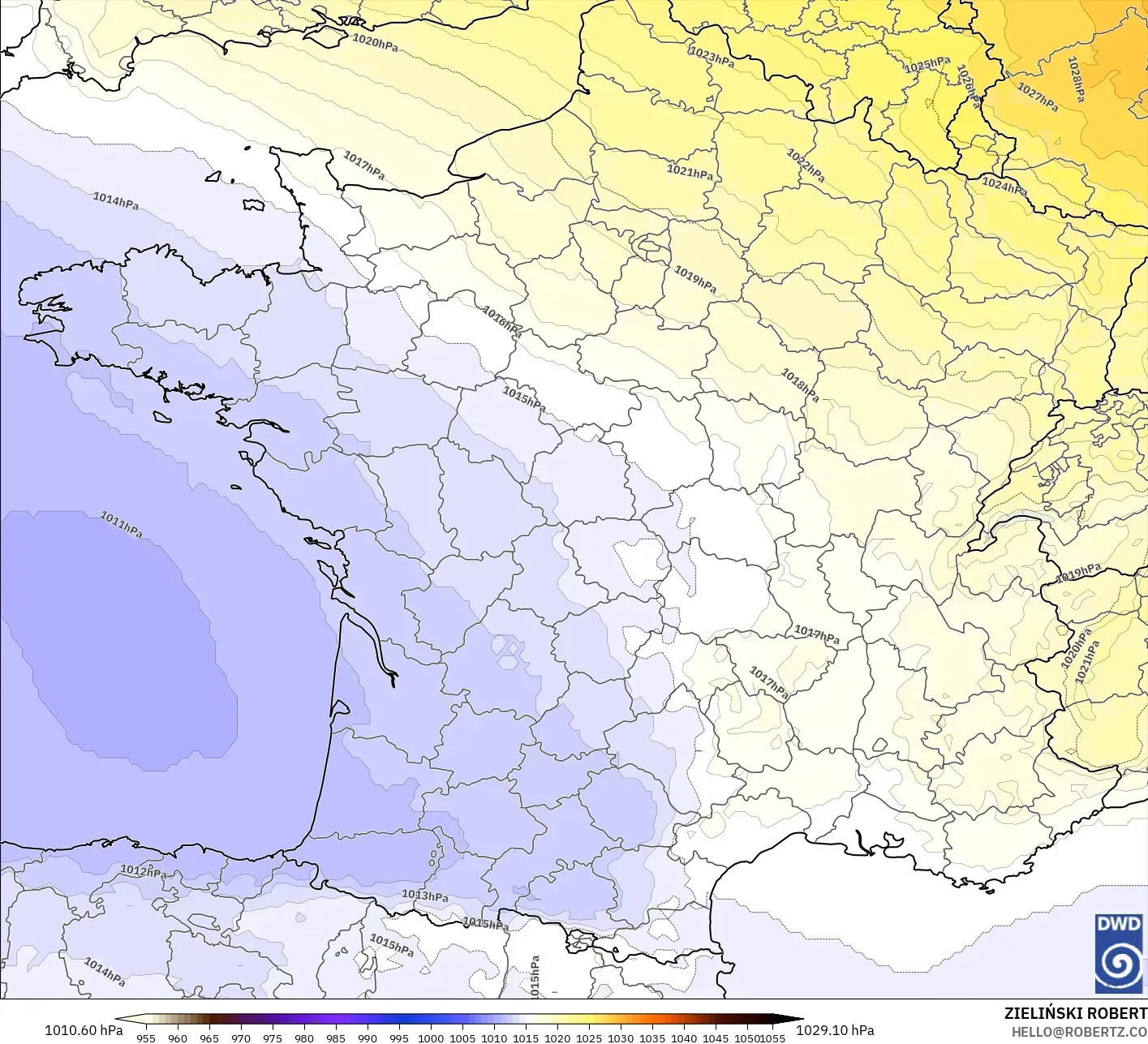 ICON modelo - França, Pressão
