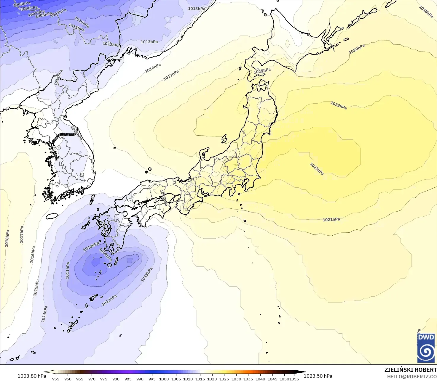 ICON modelo - Japão, Pressão