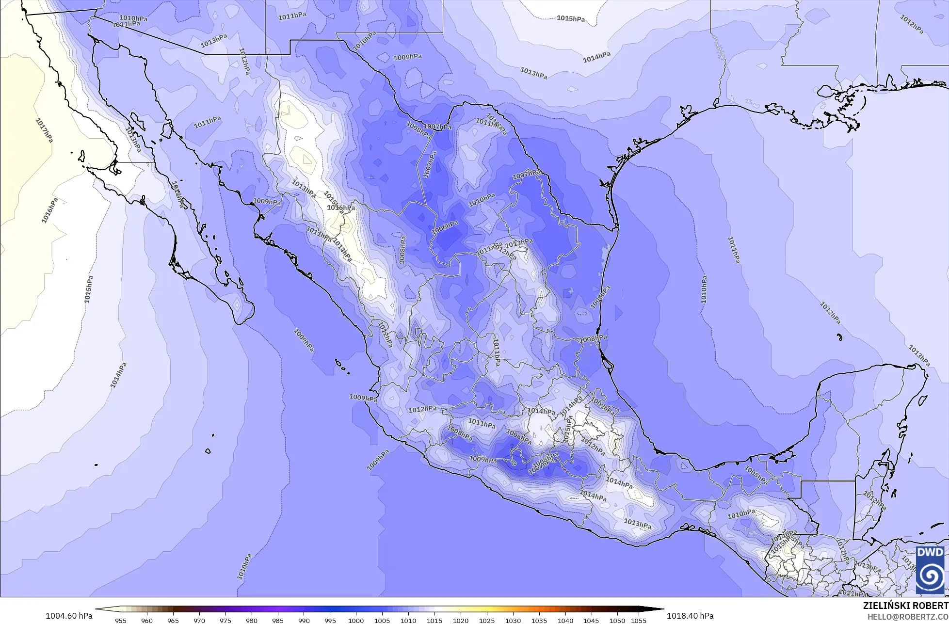 ICON modelo - México, Pressão