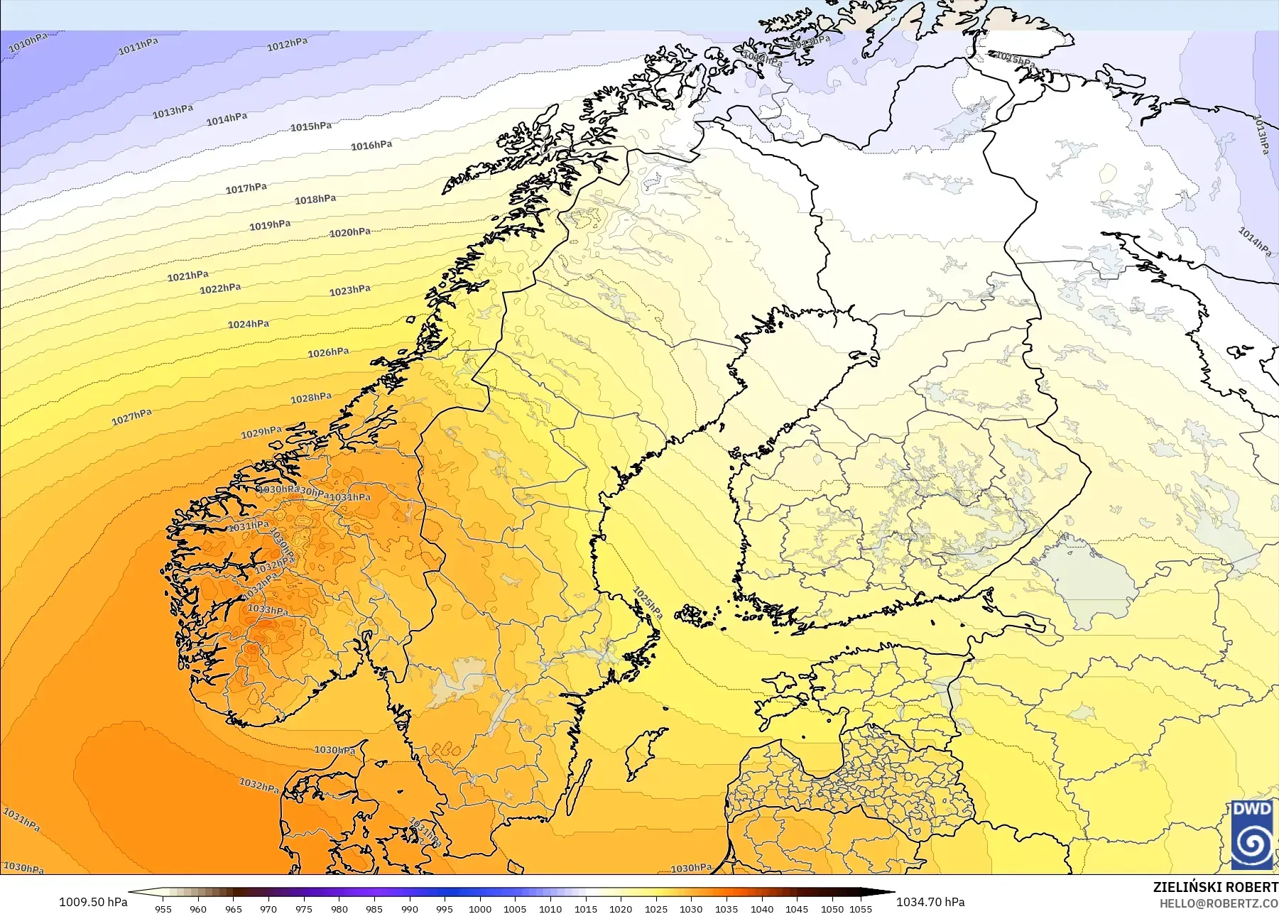 ICON modelo - Escandinávia, Pressão