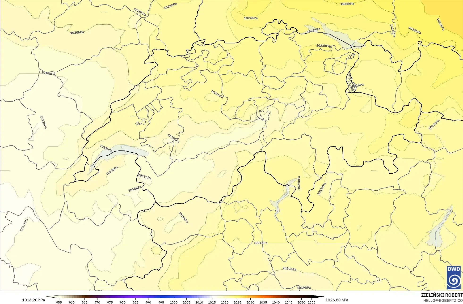 ICON modelo - Suíça, Pressão