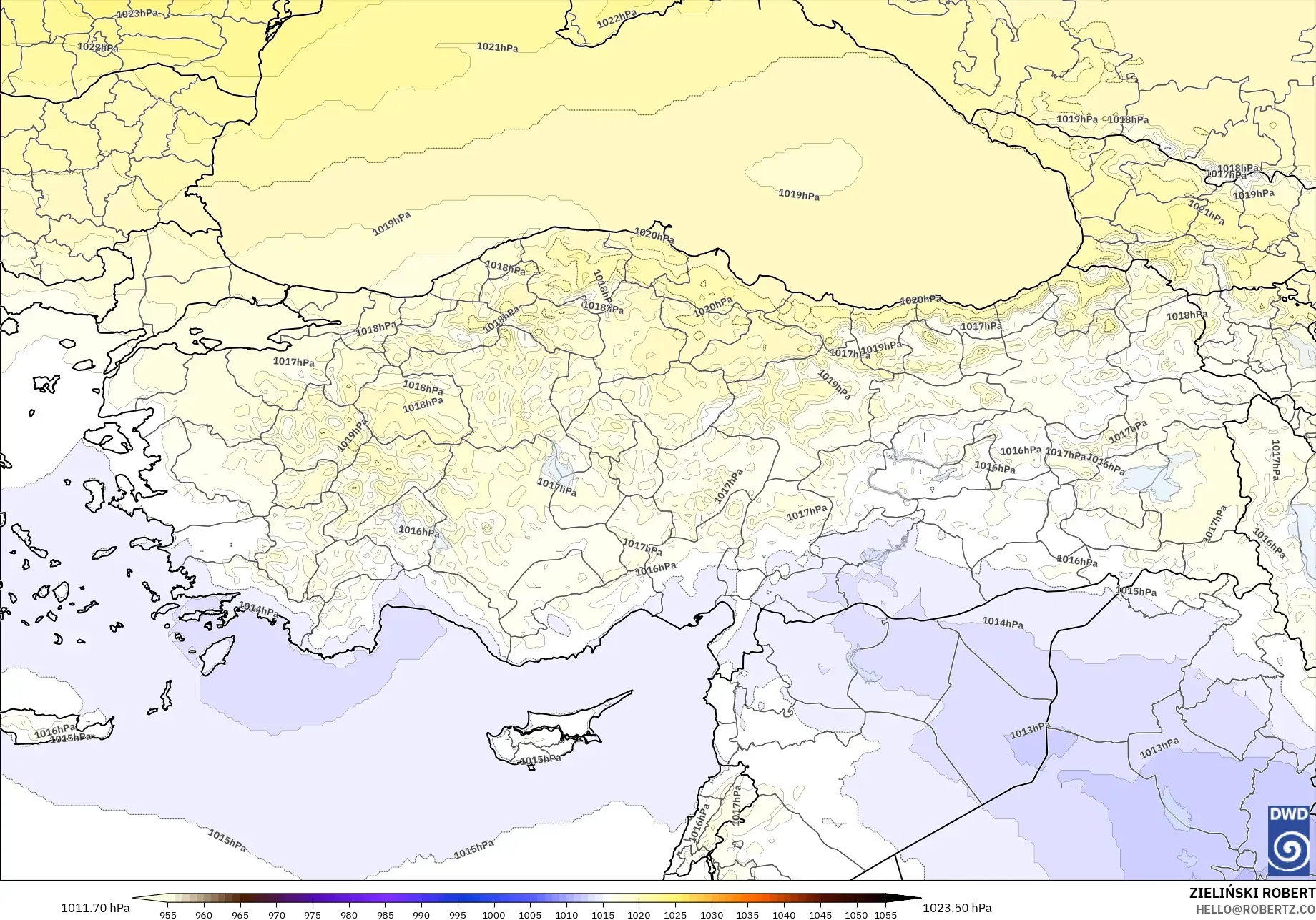 ICON modelo - Turquia, Pressão