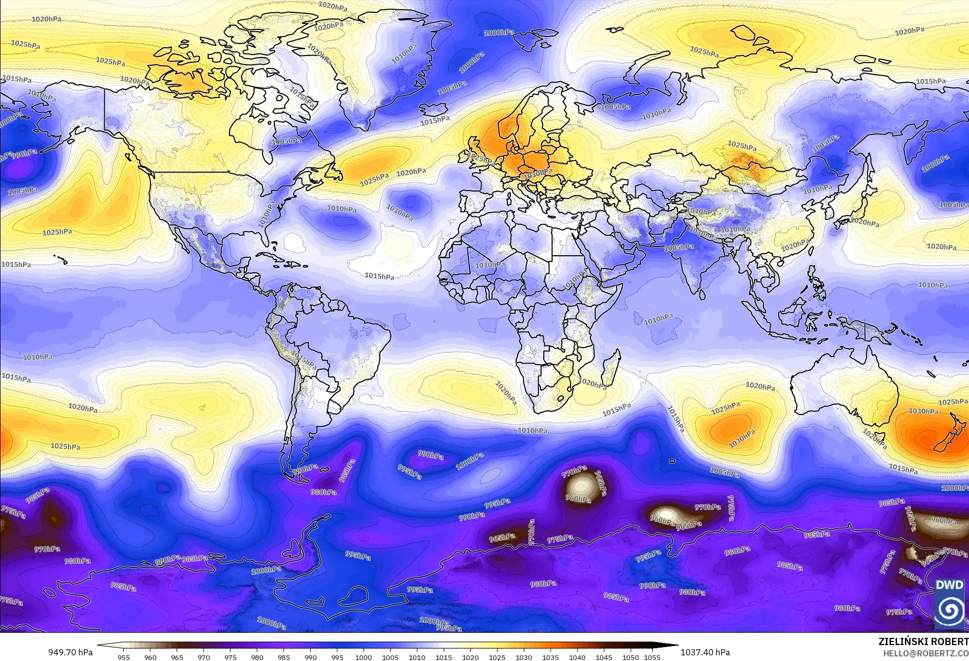 ICON modelo - Mundo, Pressão