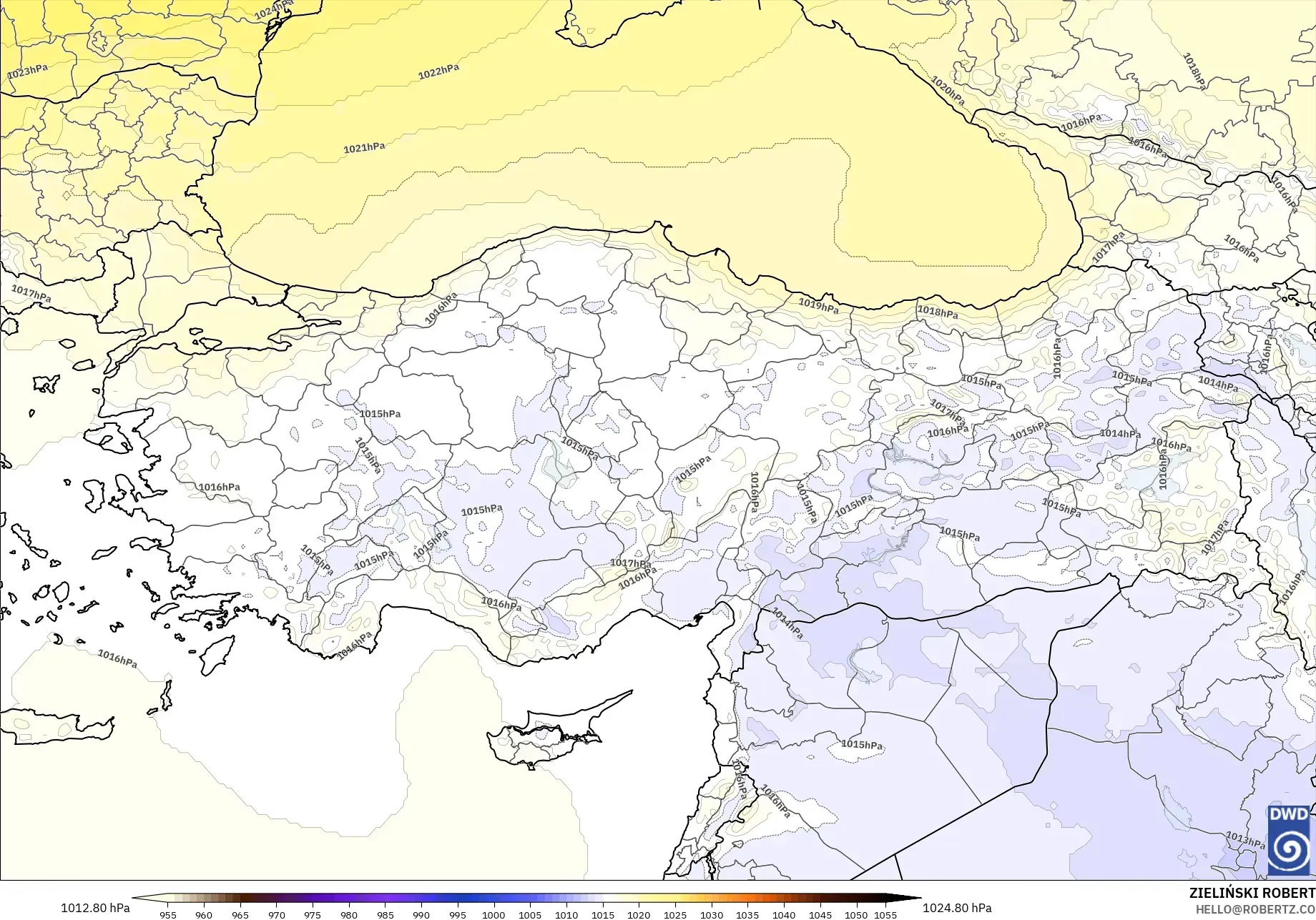 ICON modelo - Turquia, Pressão