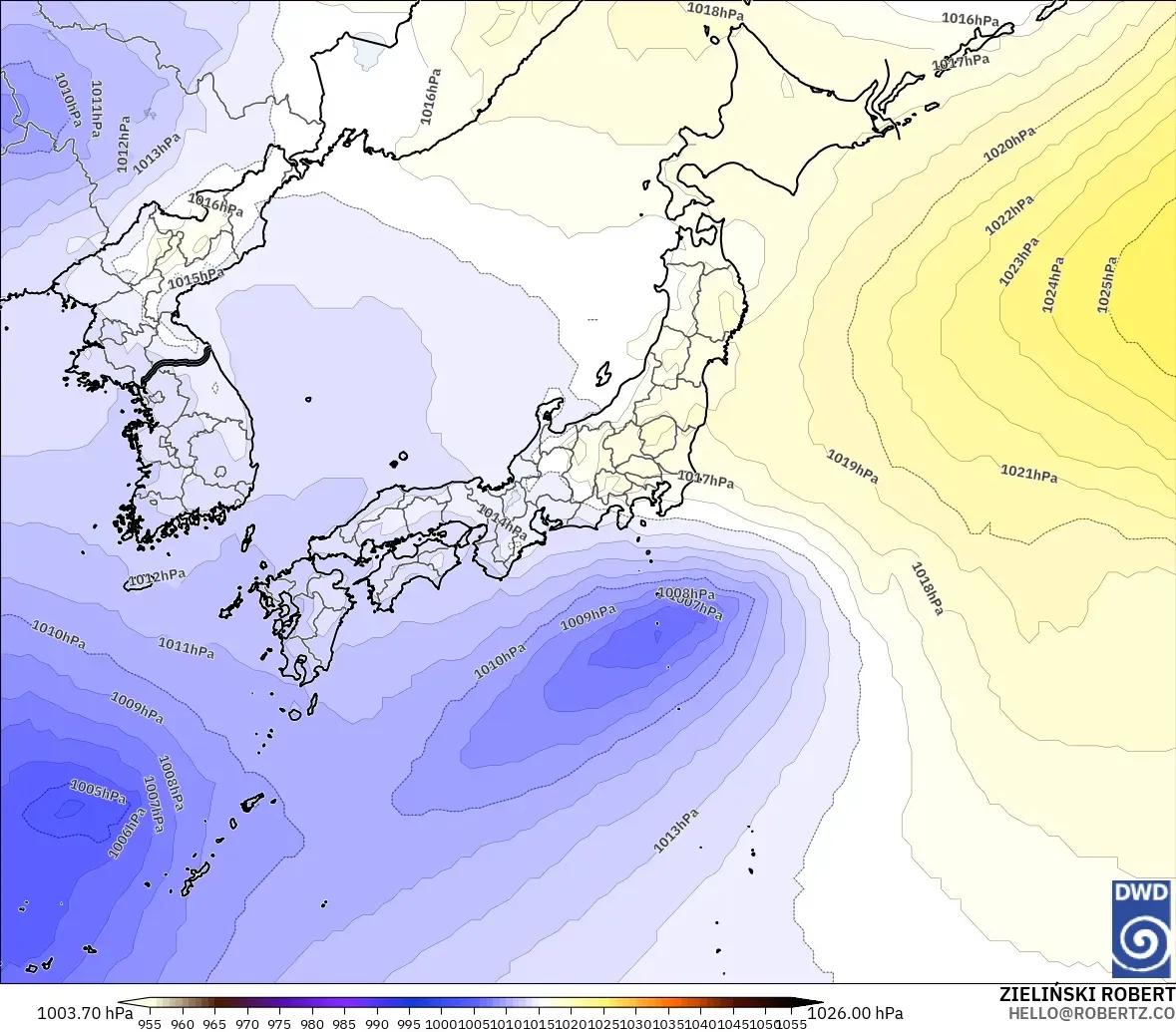 ICON modelo - Japão, Pressão