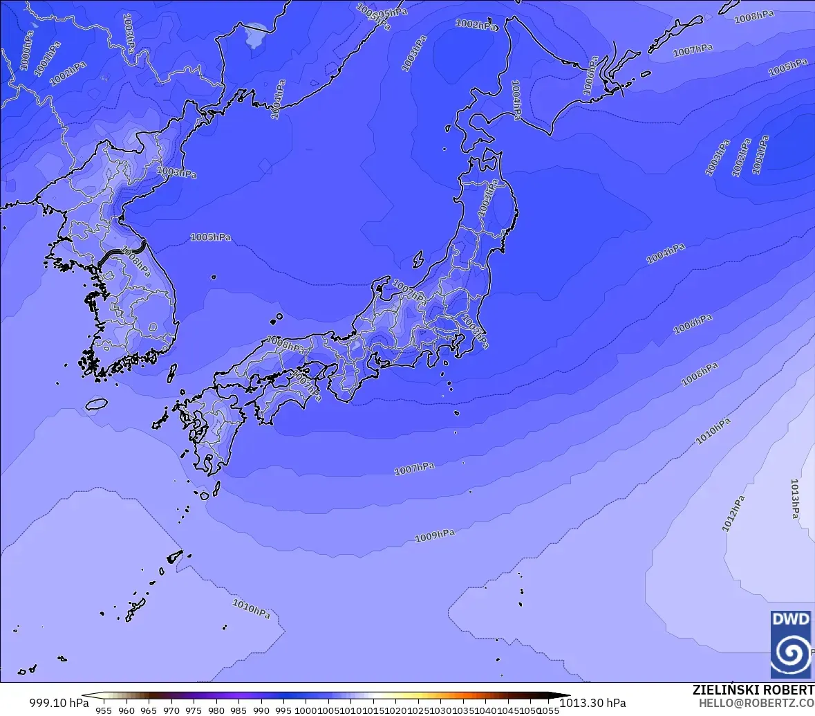 ICON modelo - Japão, Pressão