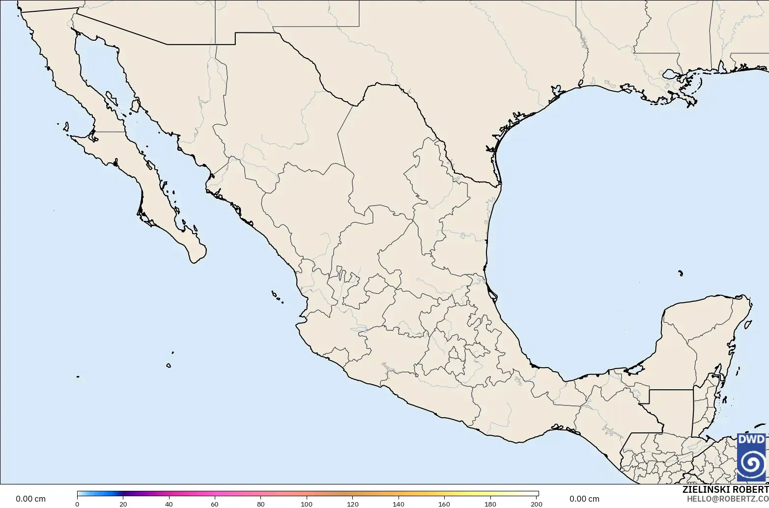 ICON modelo - México, Profundidade da neve