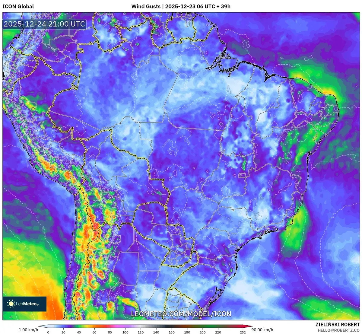 23-12-2025 Rajadas de Vento Costeiro Forte Costa Sul do Brasil – Previsão de Tempestade e Atualização do Tempo