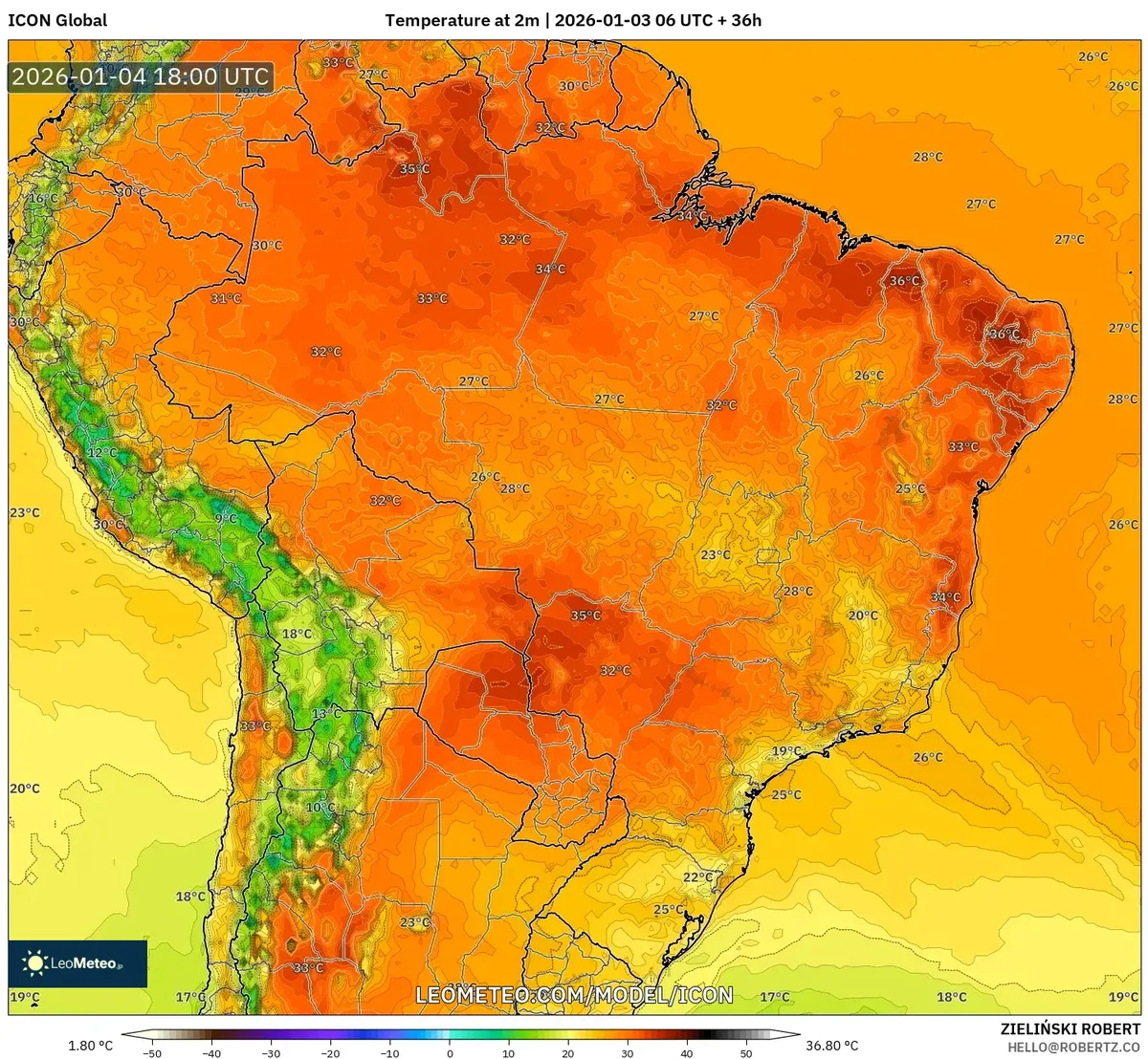 Dia Quente Varre o Brasil em 4 de Janeiro de 2026