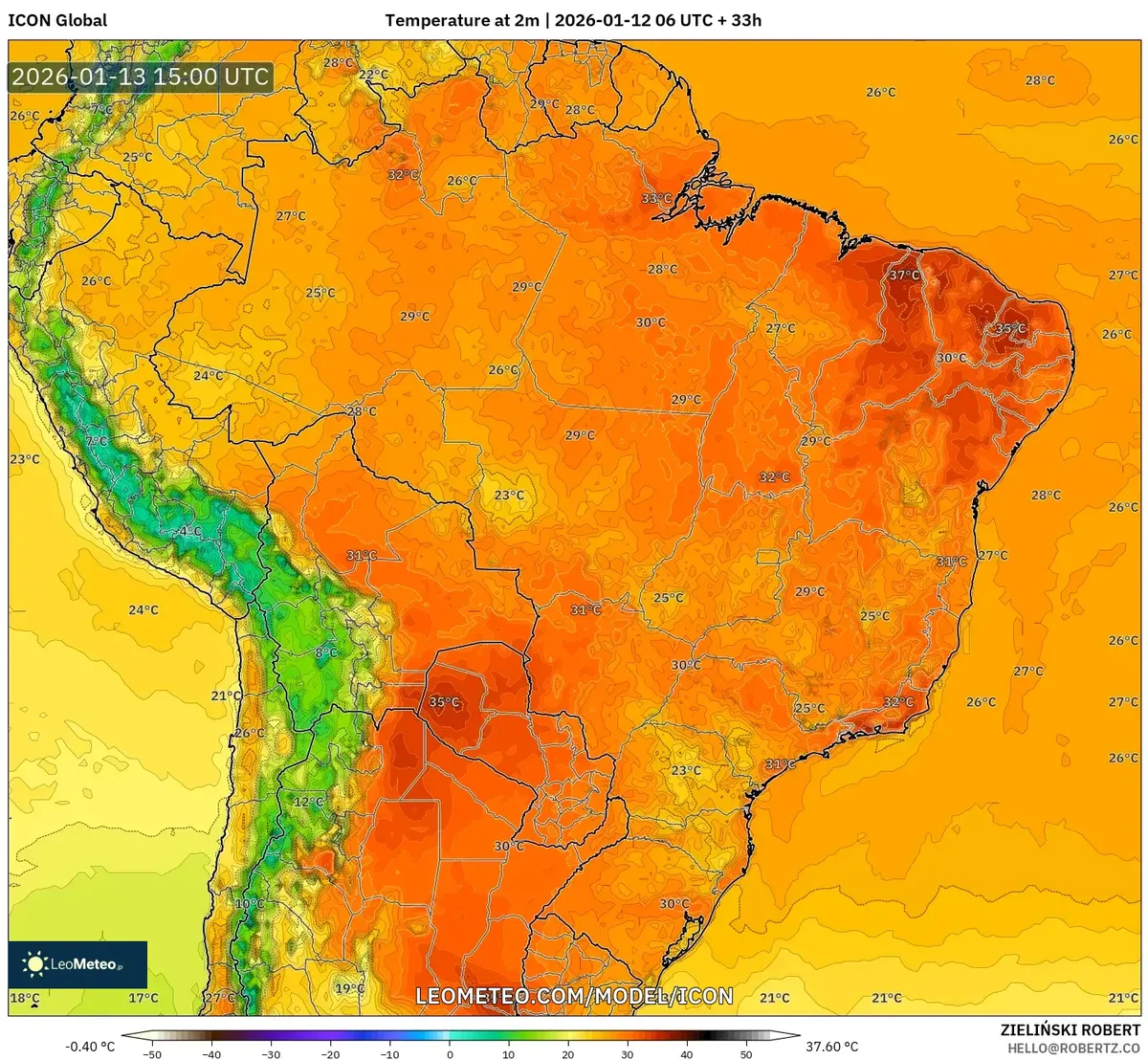 Pico de Calor em São Paulo – 13 de janeiro de 2026