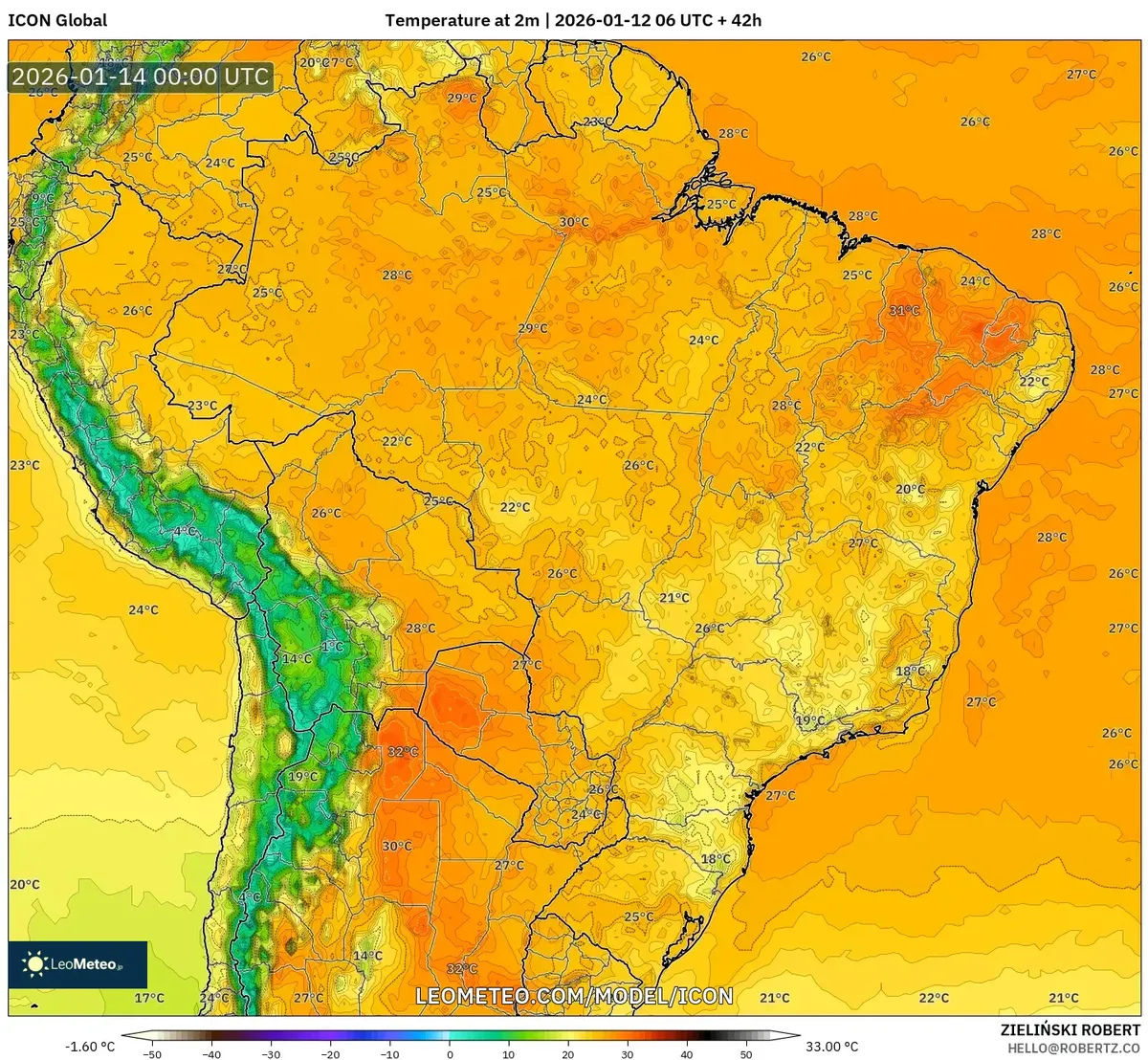 Queda de Temperatura à Noite no Rio de Janeiro – 13 de janeiro de 2026
