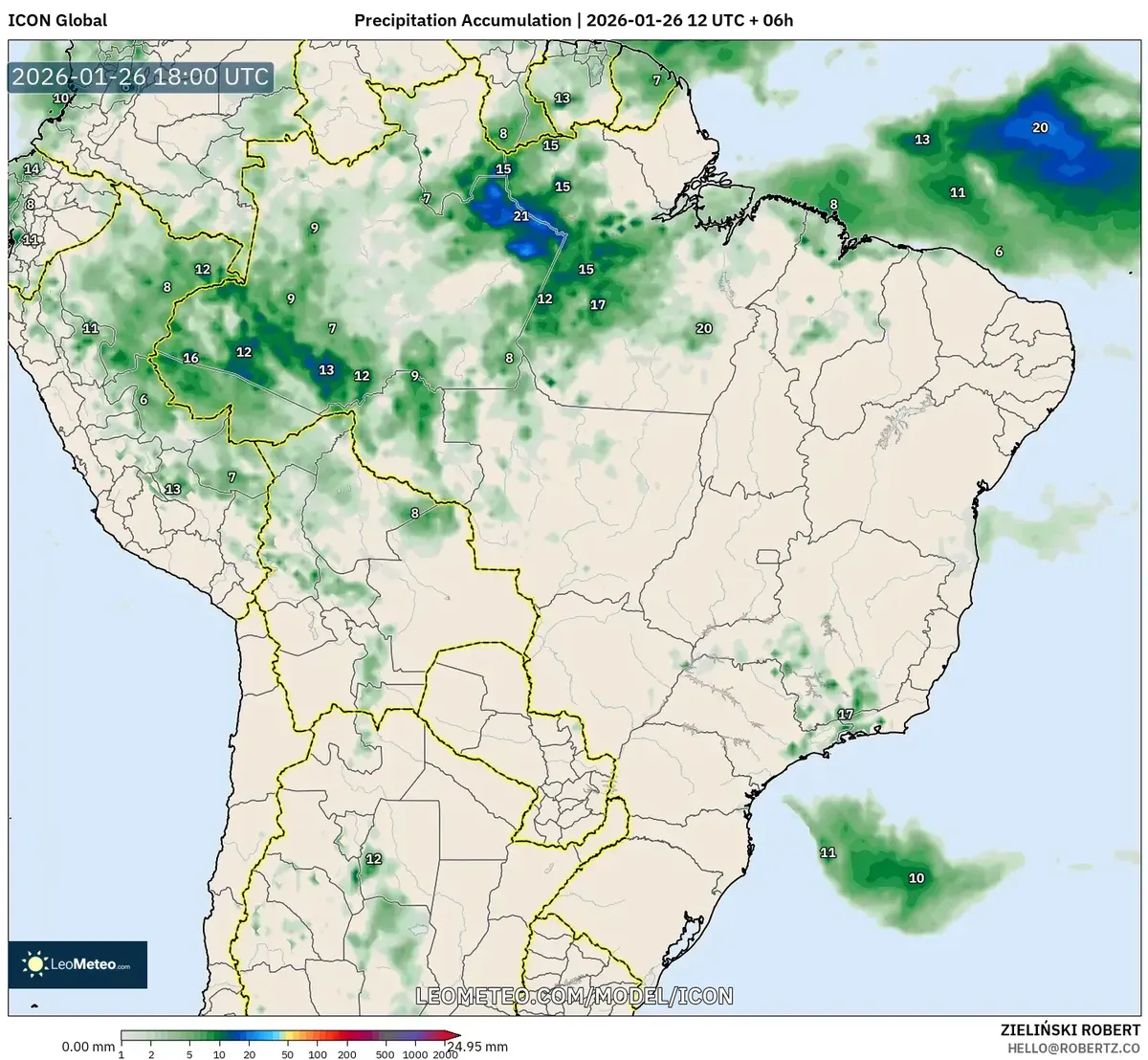 Chuva forte em São Paulo e Rio de Janeiro em 26 de janeiro de 2026