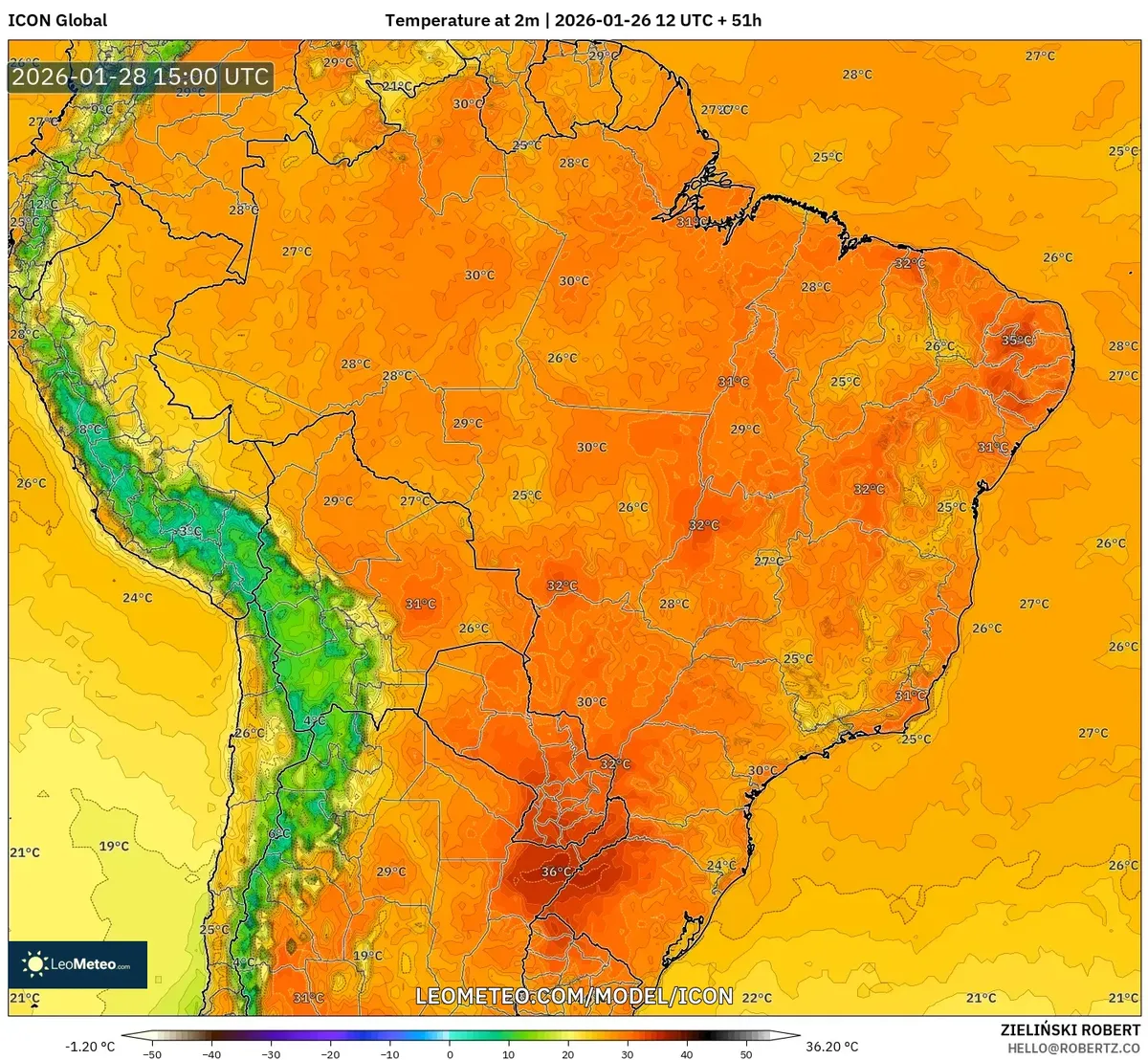 Calor máximo em São Paulo em 28 de janeiro de 2026