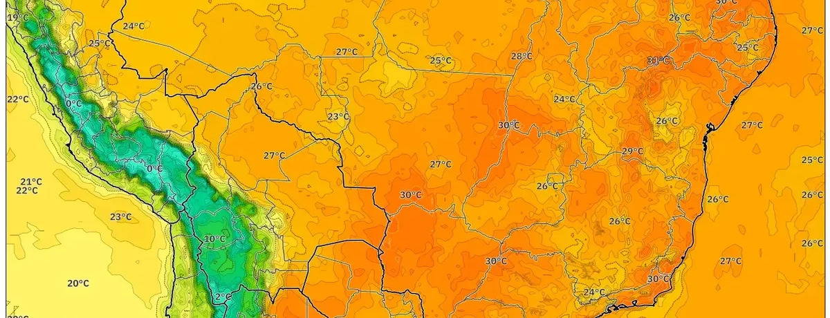 Brasil Recebe 2026 com Sol Quente em 1º de Janeiro – Chuvas da Manhã Dão Lugar a Tarde Escaldante