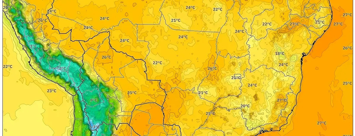 Brasil Ferve sob Calor Úmido em 2 de Janeiro de 2026 – Manhã Nublada Dá Lugar a Tarde com Trovoadas