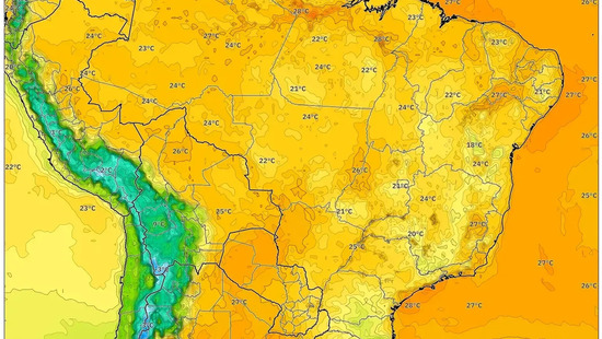 Brasil Ferve sob Calor Úmido em 2 de Janeiro de 2026 – Manhã Nublada Dá Lugar a Tarde com Trovoadas