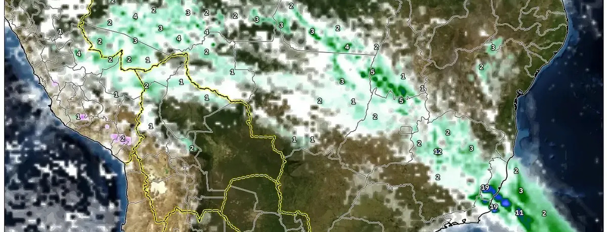 Brasil Ferve Sob Nuvens Úmidas em 5 de Janeiro de 2026 – Pancadas Generalizadas no Centro e Sul