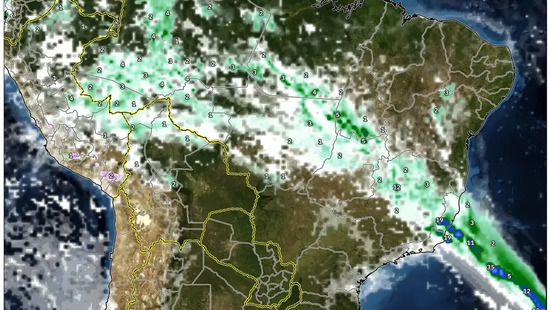 Brasil Ferve Sob Nuvens Úmidas em 5 de Janeiro de 2026 – Pancadas Generalizadas no Centro e Sul