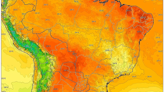 Dia Quente e Úmido com Chuvas Generalizadas em 6 de Janeiro de 2026 – Temporais Atingem o Centro-Oeste