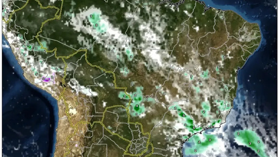 4 de fevereiro de 2026: Pancadas fortes no Centro e Sudeste, alívio mais quente no litoral