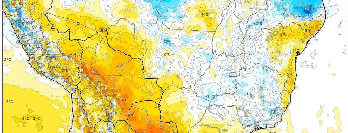 Pancadas fracas podem deixar vias escorregadias em áreas centrais; calor da tarde ganha força com chuva isolada e brisa no litoral — amanhã, 6 de fevereiro de 2026