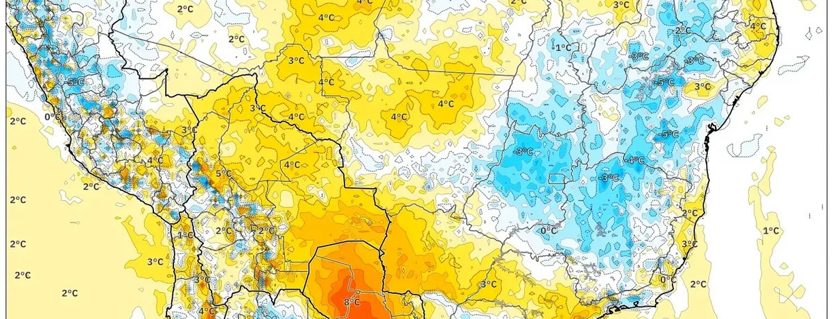 Risco de alagamentos locais aumenta com chuvas significativas no fim de semana. Máximas quentes de até 33°C com abafamento e chuva isolada — Previsão para o fim de semana: 20 a 22 de fevereiro de 2026