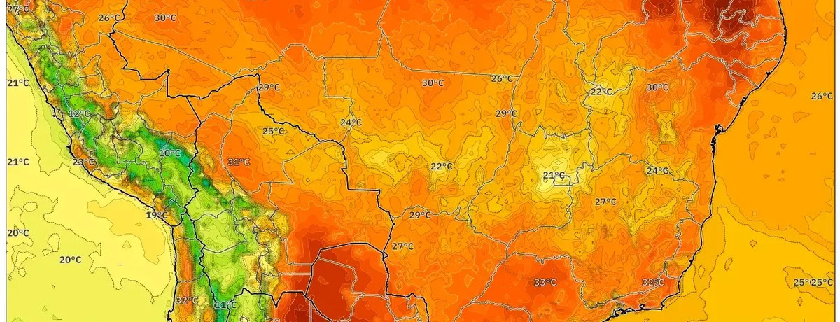 Chuva Pesada Inunda o Brasil Central Este Domingo – Frente Fria Provoca Queda de Até **30 °C** em São Paulo e Rio (7 de Dezembro de 2025)