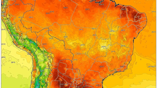 Chuva Pesada Inunda o Brasil Central Este Domingo – Frente Fria Provoca Queda de Até **30 °C** em São Paulo e Rio (7 de Dezembro de 2025)