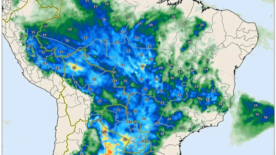Brasil se Prepara para Ventos de 108 km/h e Chuvas que Podem Causar Acúmulos de 50 mm em 8 de Dezembro de 2025!
