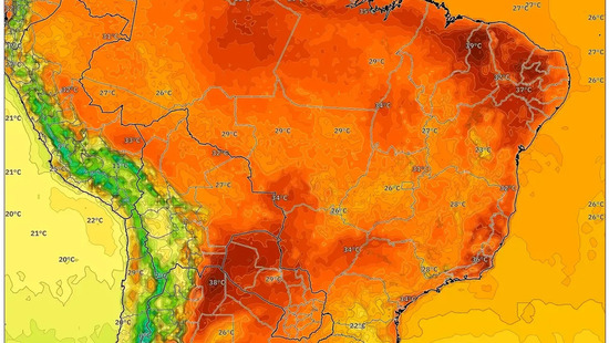 Ventos de 120 km/h na quinta-feira, 11 de dezembro de 2025 – Chuva, Frente Fria e Previsão de Tempo Severo