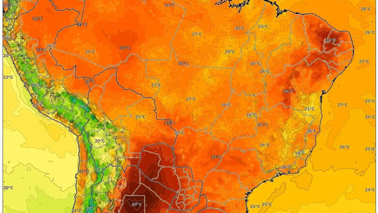Calor Recorde Atinge o Brasil no Domingo, 21 de Dezembro de 2025