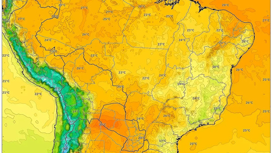 Onda de Calor Escaldante de 37°C Atinge o Brasil em 22 de dezembro de 2025