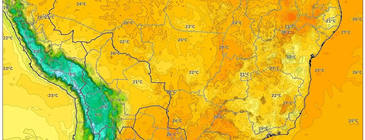 Brasil Assa sob Céu Aberto em 28 de Dezembro de 2025 – Calor em Alta e Frente Fria Discreta no Sul