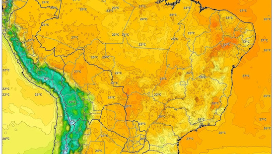 Calor Úmido em 30 de Dezembro de 2025 – Pancadas Isoladas e Tempestades no Sul a Caminho