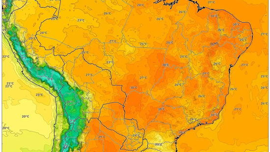 Brasil Recebe 2026 com Sol Quente em 1º de Janeiro – Chuvas da Manhã Dão Lugar a Tarde Escaldante