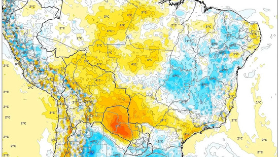 Risco de alagamentos locais aumenta com chuvas significativas no fim de semana. Máximas quentes de até 33°C com abafamento e chuva isolada — Previsão para o fim de semana: 20 a 22 de fevereiro de 2026