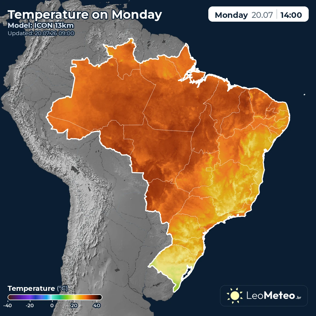 Temperatura hoje